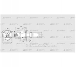 BIC 100HB-450/485-(37)E (84099553) Газовая горелка Kromschroder