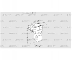 IBA40Z05/40A2D (88302207) Дроссельная заслонка Kromschroder