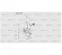 VAG1-/15R/NKBE (88031774) Газовый клапан с регулятором соотношения Kromschroder