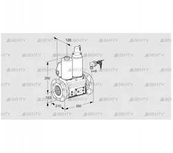 VCS8100F05NLWLE/PPPP/PPEP (88207386) Сдвоенный газовый клапан Kromschroder