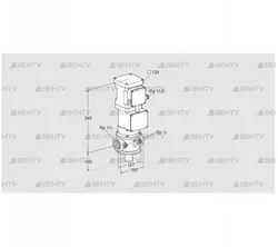 VK 40R10ZT5A93DS (85313010) Газовый клапан с приводом Kromschroder