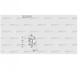 VMV2-/50N05M (88017363) Регулирующая задвижка Kromschroder