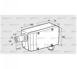 UVC 1L2G1A (84320306) УФ датчик пламени Kromschroder