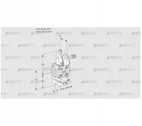 VAD120R/NW-25A (88003168) Газовый клапан с регулятором давления Kromschroder