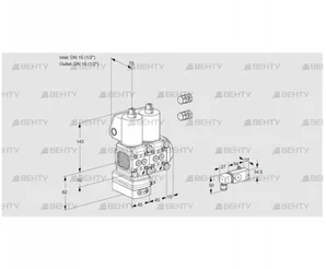 VCD1E15R/15R05FD-25NWL3/PPPP/2-PP (88105081) Регулятор давления Kromschroder