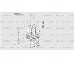 VCD1E15R/20R05FND-100WR3/PPPP/PPPP (88101491) Регулятор давления Kromschroder