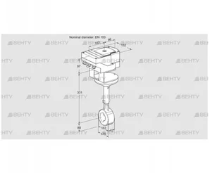 IBHR100Z01A/40A2DR10 (88302937) Дроссельная заслонка Kromschroder