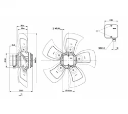 Осевой вентилятор ebmpapst A4D500AE0301