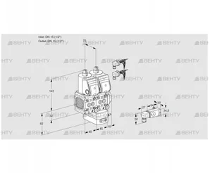 VCD1E15R/15R05FND-25WR6/2-PP/PPPP (88107161) Регулятор давления Kromschroder