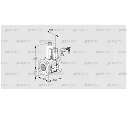 VAS665F05NWE/PP/PP (88203940) Газовый клапан Kromschroder