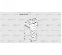 IBGF80/50Z05/20-60W3E (88301992) Дроссельная заслонка Kromschroder