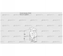 BVG65/40W05 (88300153) Дроссельная заслонка Kromschroder