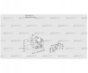 VFC125/20R05-15-2PP (88303373) Регулирующий клапан Kromschroder