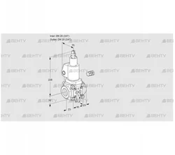 VAS120R/LWSL (88004646) Газовый клапан Kromschroder