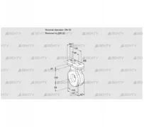 BVG50/32W05H (88302677) Дроссельная заслонка Kromschroder