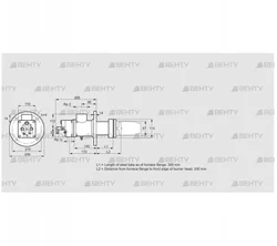 BIC 80HB-300/335-(16)F (84032040) Газовая горелка Kromschroder