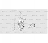 VAG1-/25R/NWAE (88033624) Газовый клапан с регулятором соотношения Kromschroder