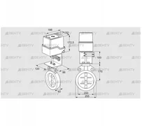 IDR200Z03D100AU/50-07W7E (88302715) Дроссельная заслонка Kromschroder