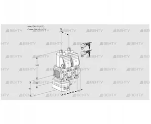 VCD1E15R/15R05FD-25NWR6/PPPP/PPPP (88104463) Регулятор давления Kromschroder