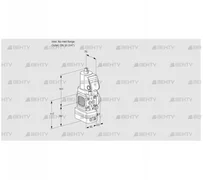 VAG1T-/20N/NQSRAA (88030724) Газовый клапан с регулятором соотношения Kromschroder