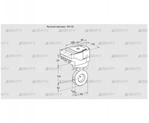 IBGF40Z05/20-60W3TR10 (88301864) Дроссельная заслонка Kromschroder