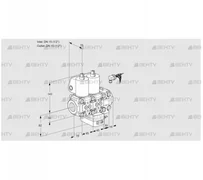 VCG1E15R/15R05NGEVWL3/PPPP/PPPP (88107182) Клапан с регулятором соотношения Kromschroder