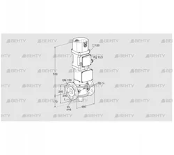 VK 150F04W5XG43 (85314610) Газовый клапан с приводом Kromschroder