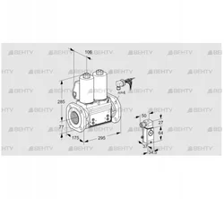 VCS665F05NNWLB/4-PP/P3PP (88207396) Сдвоенный газовый клапан Kromschroder