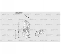 VAD3T-/50N/NQSR-25A (88011143) Газовый клапан с регулятором давления Kromschroder