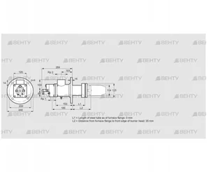 BIC 100HD-0/35-(115B)F (84199291) Газовая горелка Kromschroder