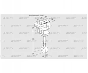 IBHR50Z01A/20-60W3E (88303358) Дроссельная заслонка Kromschroder