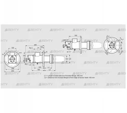 BIC 100HBL-400/435-(49)E (84033152) Газовая горелка Kromschroder