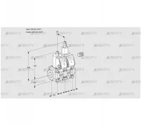 VCS1E20R/20R05NLWR/PPPP/PPPP (88100603) Сдвоенный газовый клапан Kromschroder