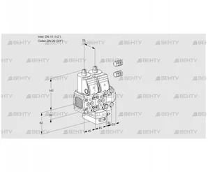 VCD1E15R/20R05FND-100VWR3/PPPP/PPPP (88101541) Регулятор давления Kromschroder