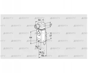 DG 110VC4-6W (84448461) Датчик-реле давления газа Kromschroder