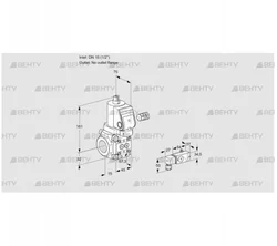 VAS115/-R/NWSR (88015856) Газовый клапан Kromschroder