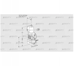 VAG1-/25R/NWSLAE (88012978) Газовый клапан с регулятором соотношения Kromschroder