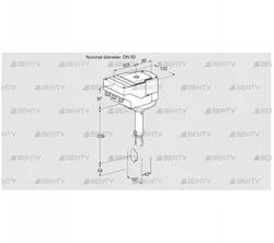 IBH50Z01A/20-30W3TR10 (88301009) Дроссельная заслонка Kromschroder