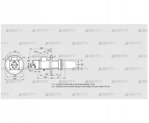 BIC 100HM-0/35-(67)E (84033212) Газовая горелка Kromschroder