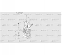 VAV3-/50R/NQSRAK (88029631) Газовый клапан с регулятором соотношения Kromschroder